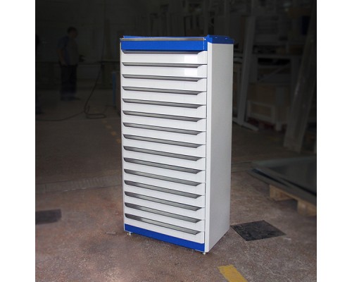 Тумба инструментальная напольная с выдвижными ящиками WS.31.6050.090-140